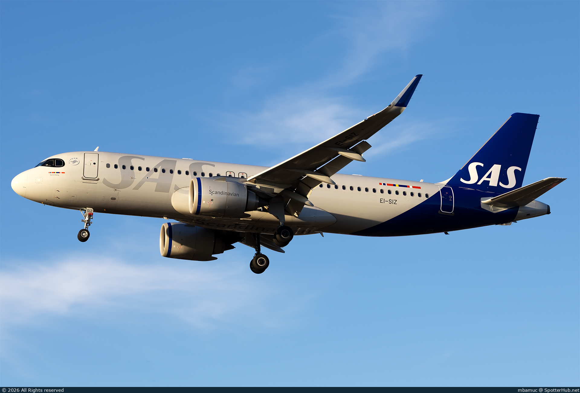 Photo of EI-SIZ - Airbus A320-251N operated by SAS Connect