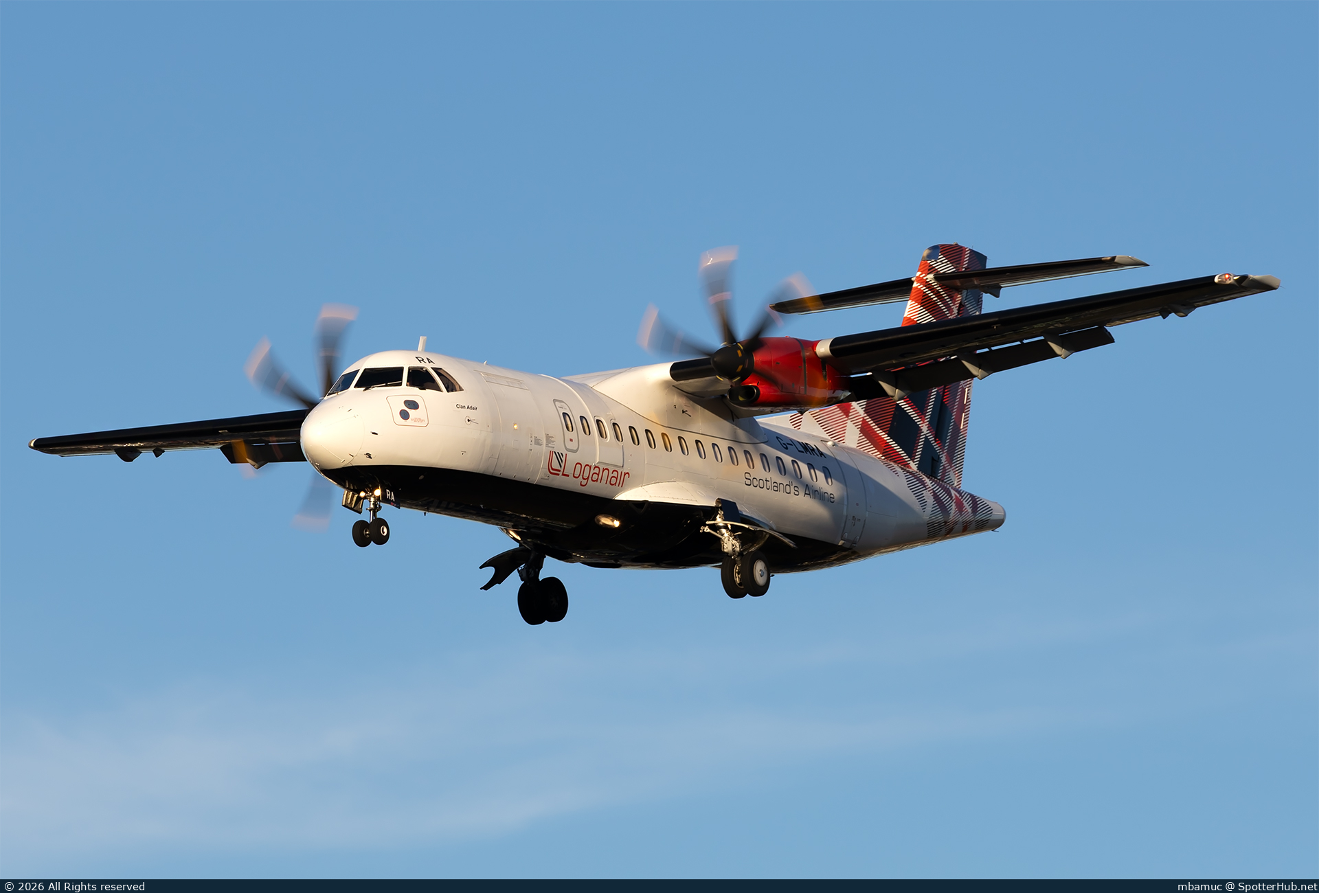 Photo of G-LMRA - ATR 42-500 operated by Loganair