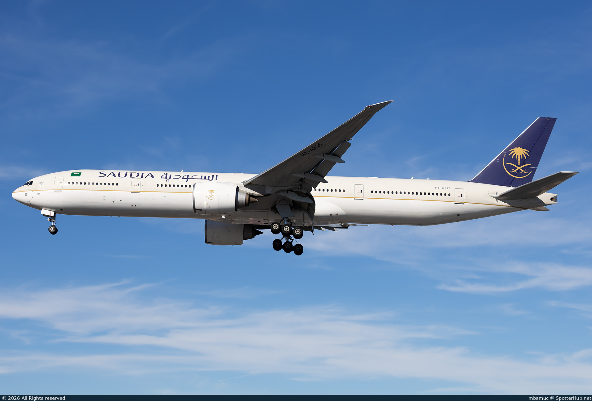 Photo of HZ-AK25 - Boeing 777-367(ER) operated by Saudia