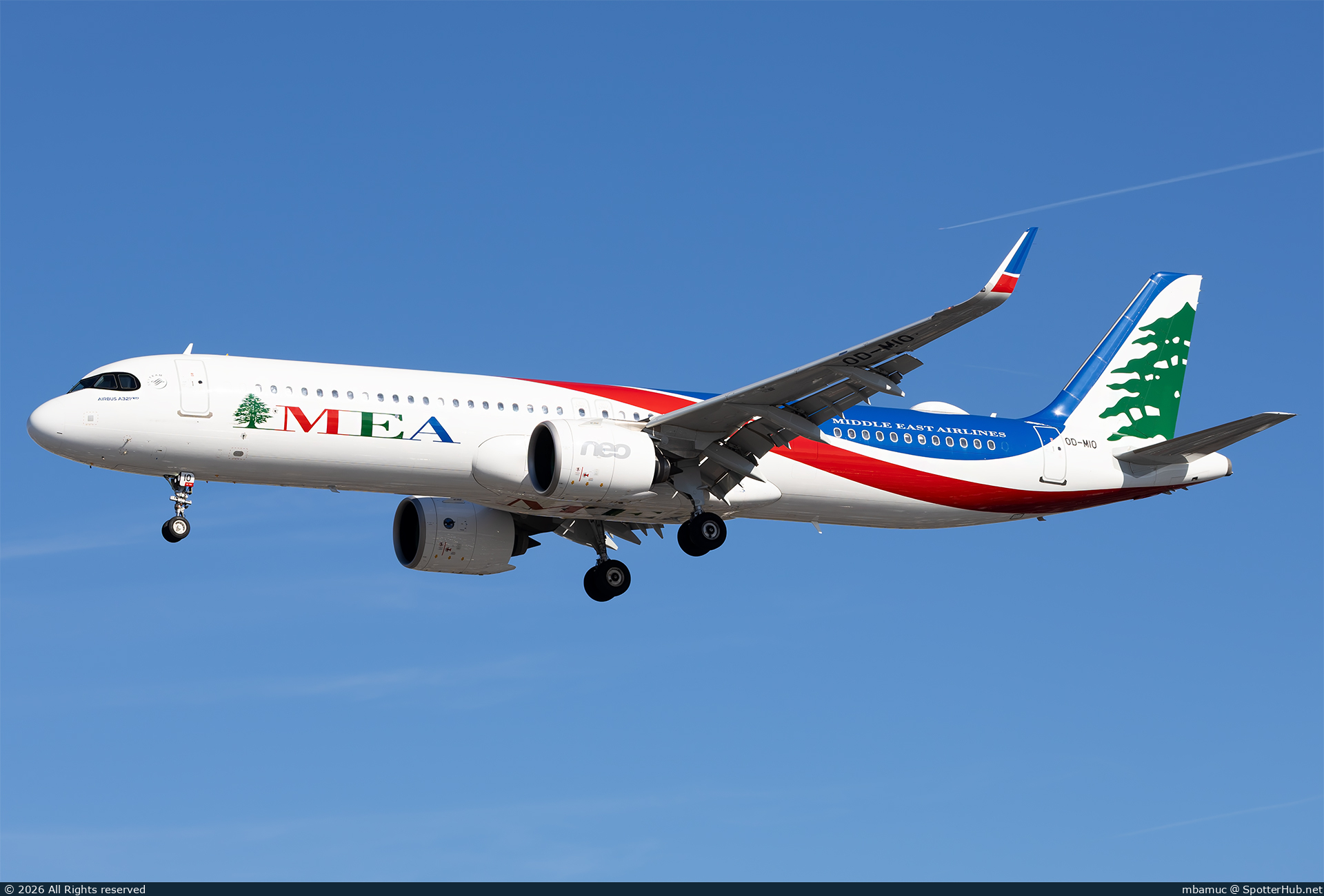 Photo of OD-M10 - Airbus A321-271NX operated by MEA Middle East Airlines