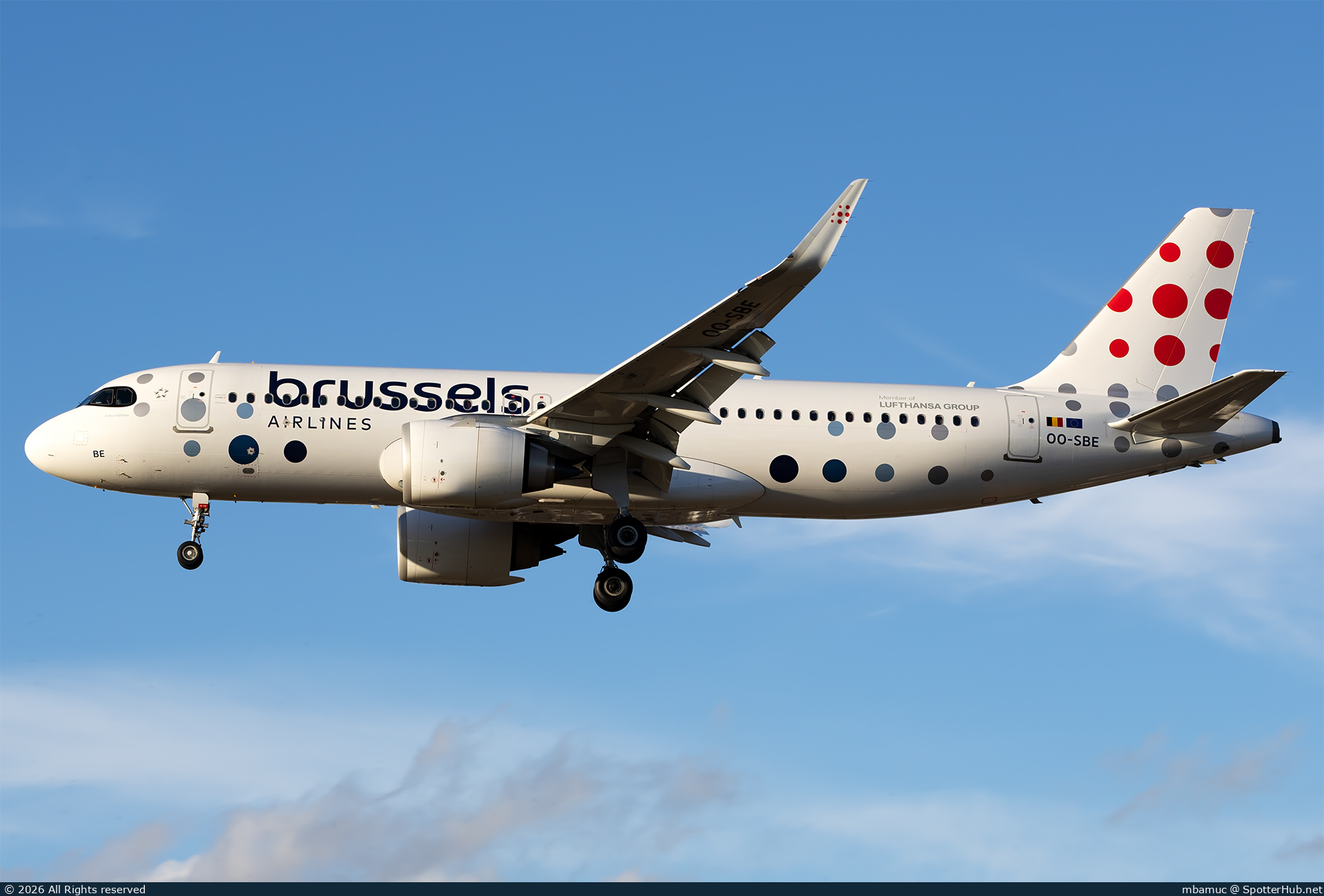 Photo of OO-SBE - Airbus A320-251N operated by Brussels Airlines