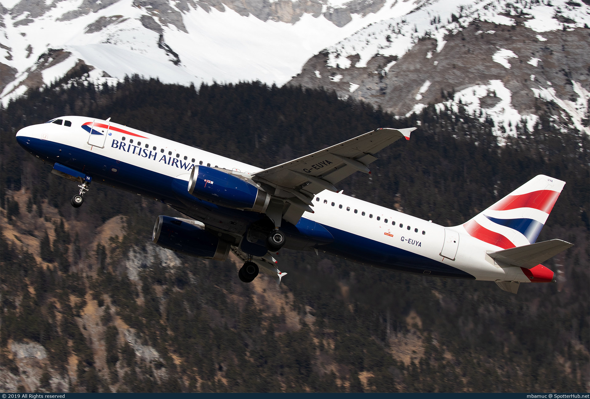 Photo of G-EUYA - Airbus A320-232 operated by British Airways