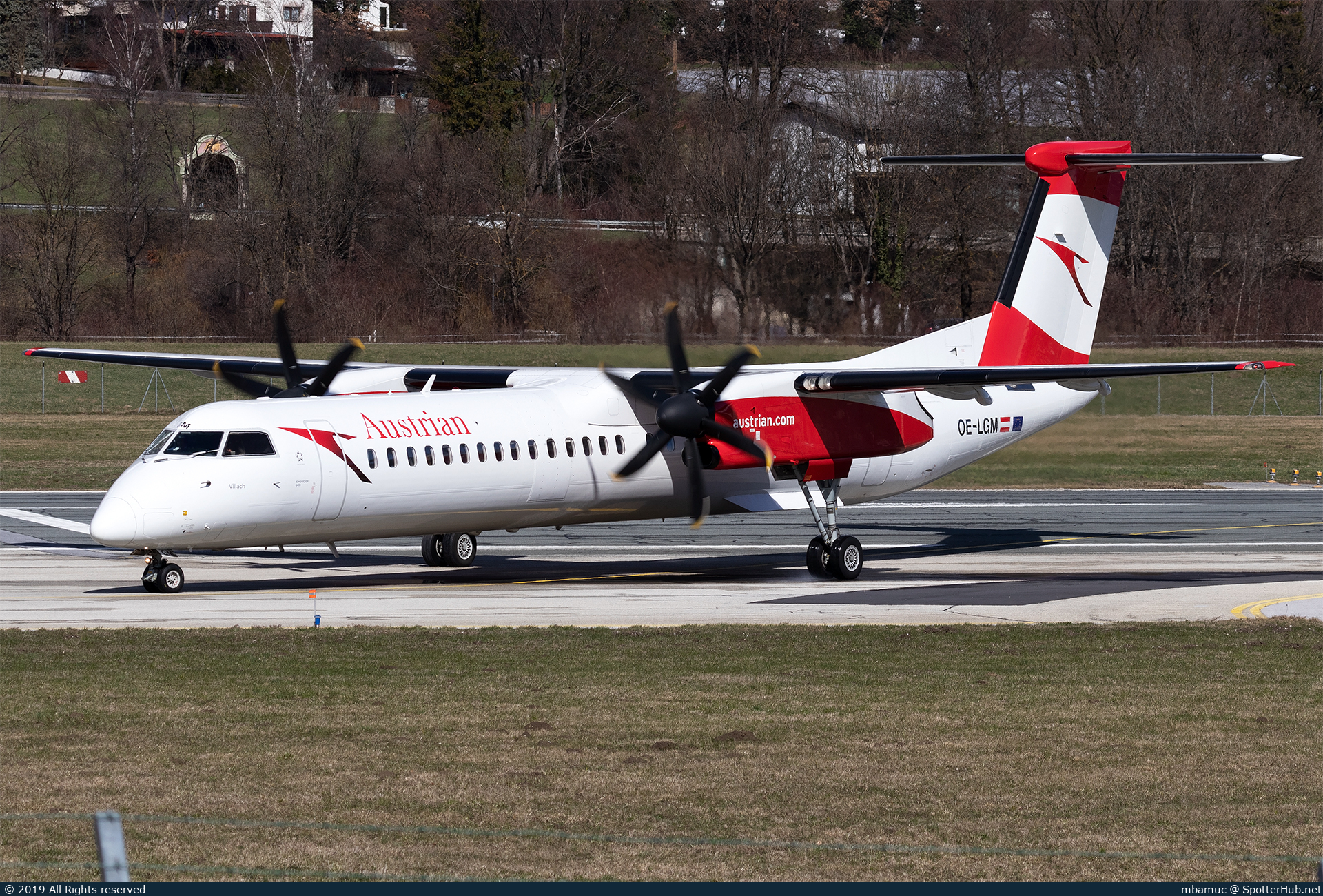 Photo of OE-LGM - Bombardier DHC-8-402 Dash 8 Q400 operated by Austrian Airlines