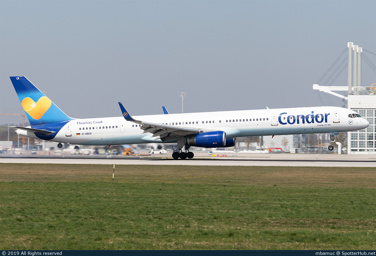 Photo of D-ABOI - Boeing 757-330 operated by Condor