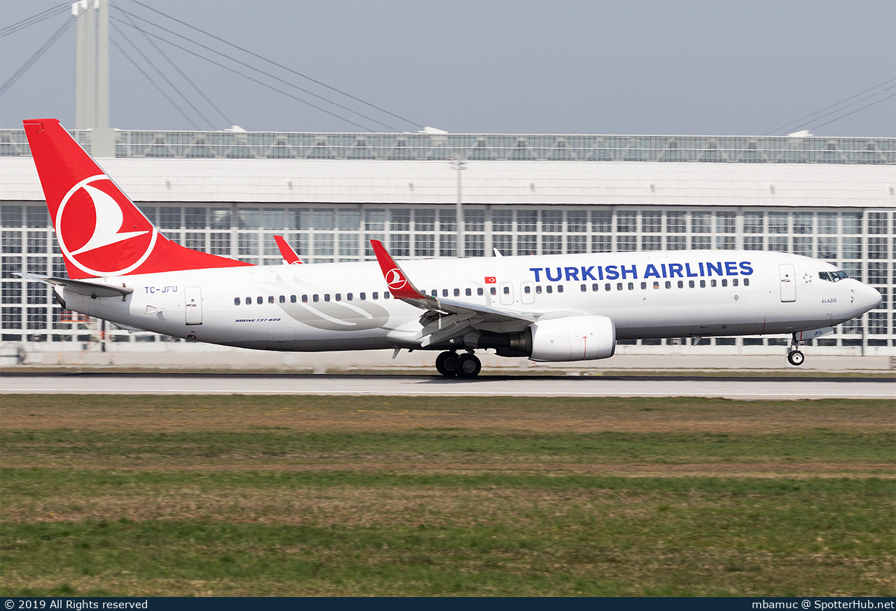 Photo of TC-JFU - Boeing 737-8F2 operated by Turkish Airlines