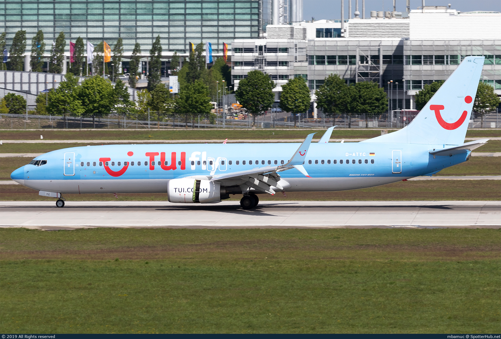 Photo of D-ATYC - Boeing 737-8K5 operated by TUIfly