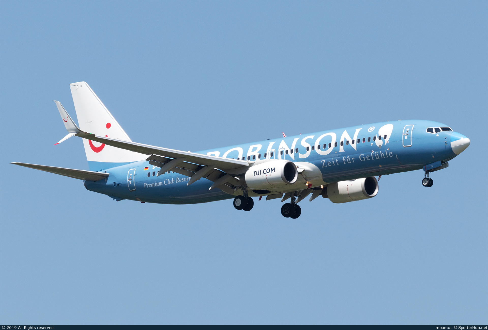 Photo of D-ATUI - Boeing 737-8K5 operated by TUIfly