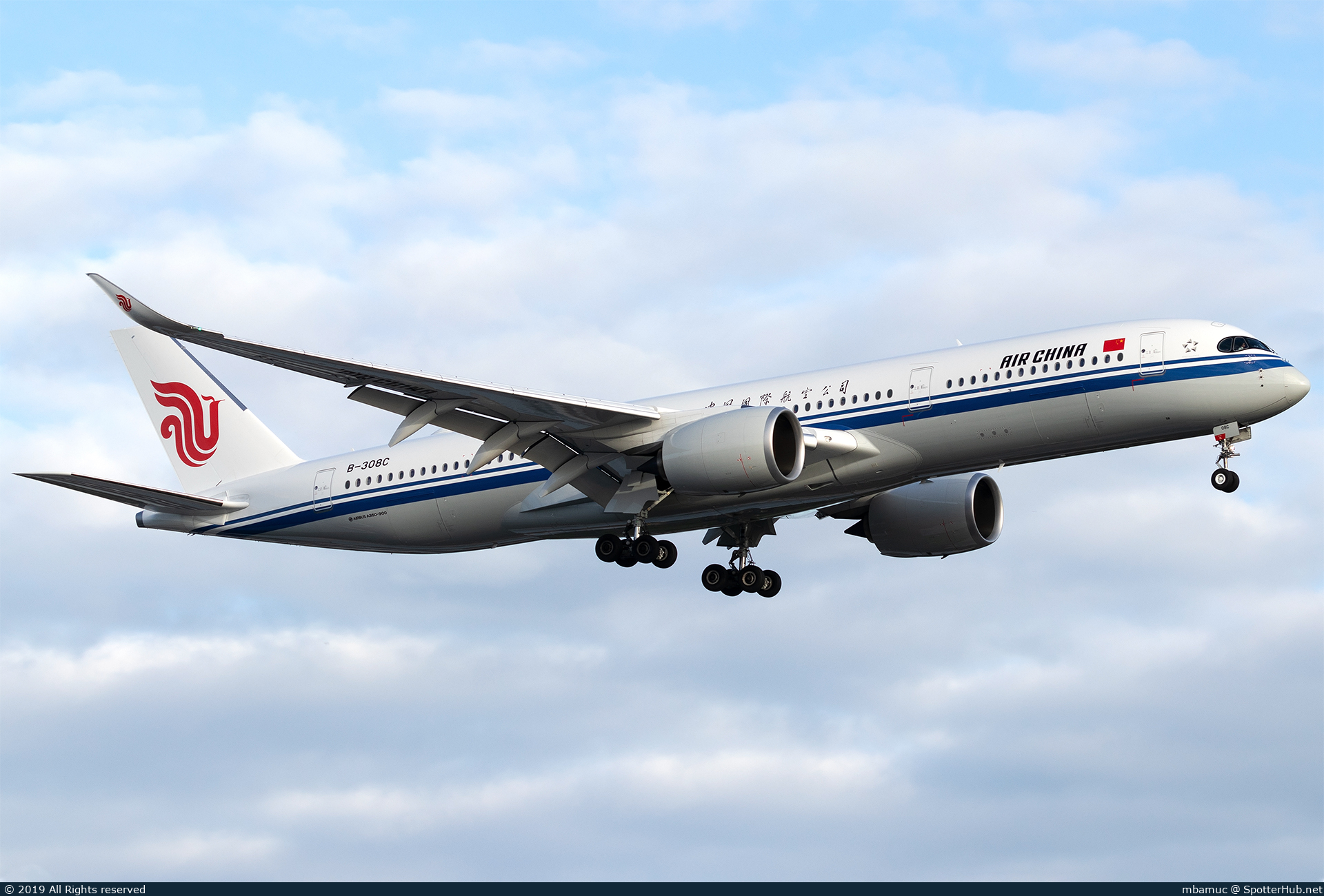 Photo of B-308C - Airbus A350-941 operated by Air China