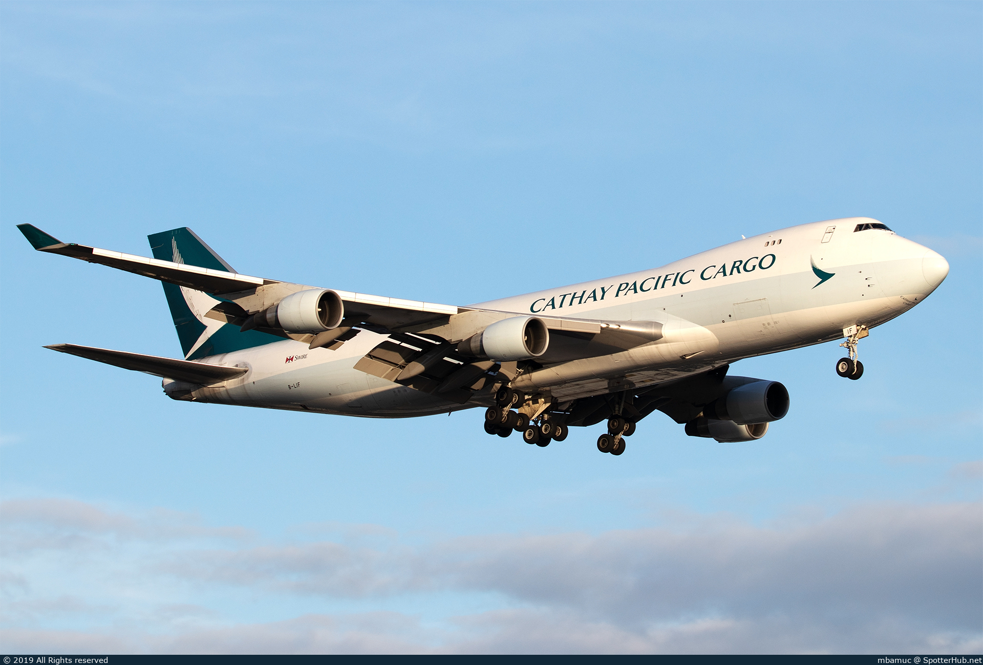 Photo of B-LIF - Boeing 747-467F(ER) operated by Cathay Pacific Cargo