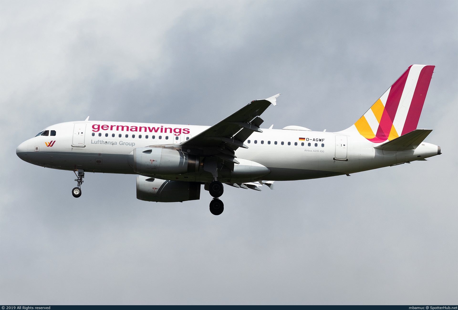 Photo of D-AGWF - Airbus A319-132 operated by Germanwings