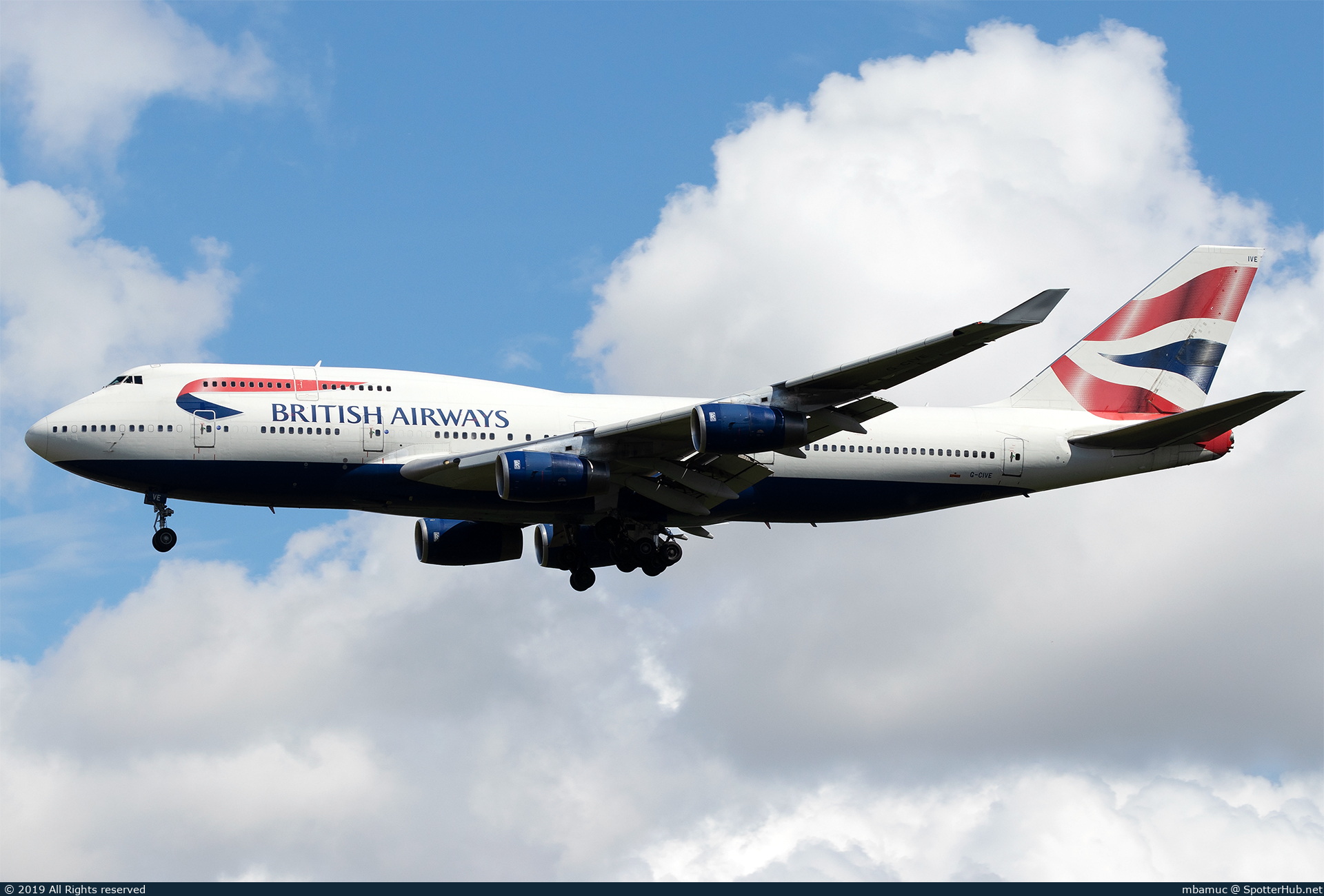 Photo of G-CIVE - Boeing 747-436 operated by British Airways