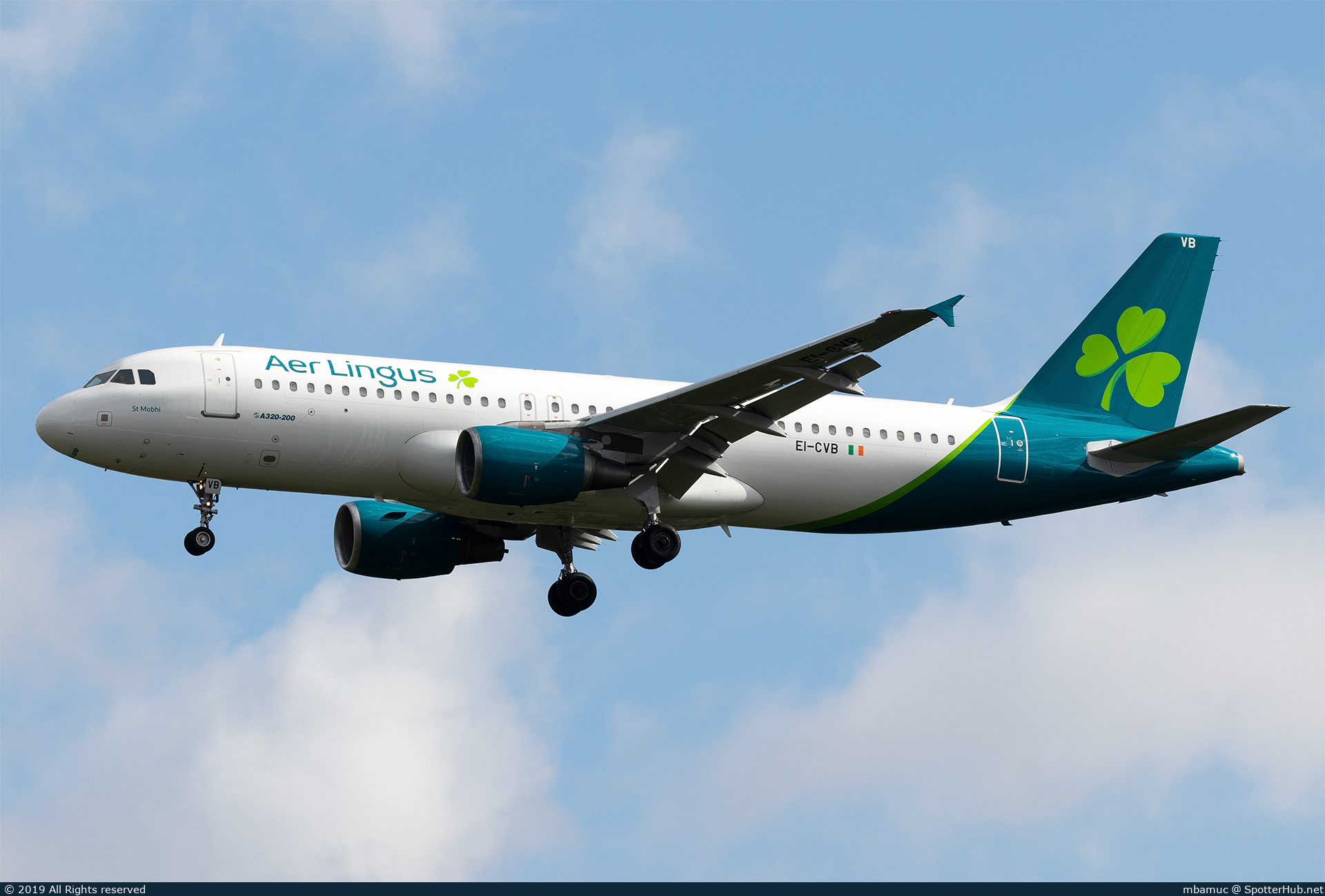 Photo of EI-CVB - Airbus A320-214 operated by Aer Lingus