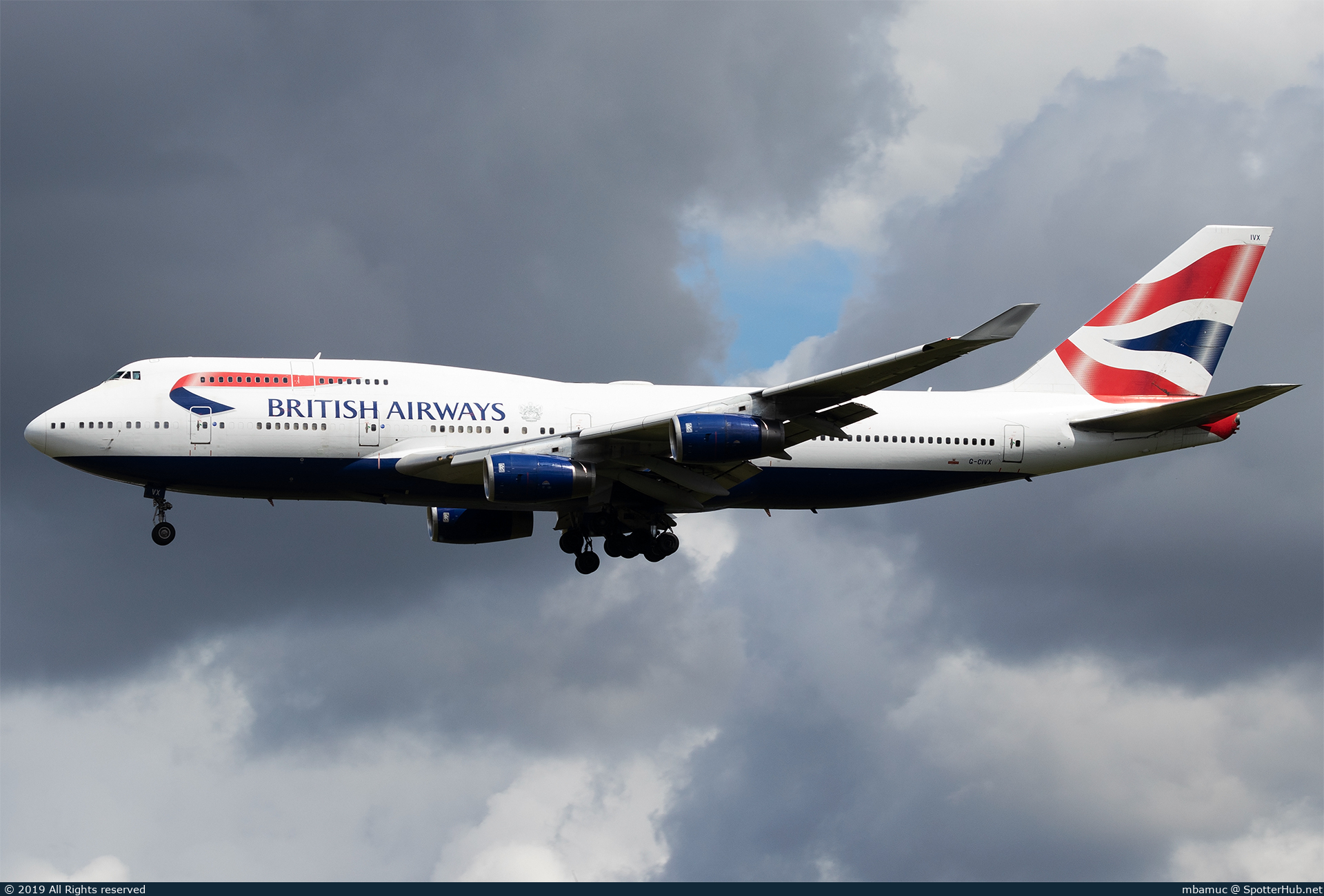 Photo of G-CIVX - Boeing 747-436 operated by British Airways
