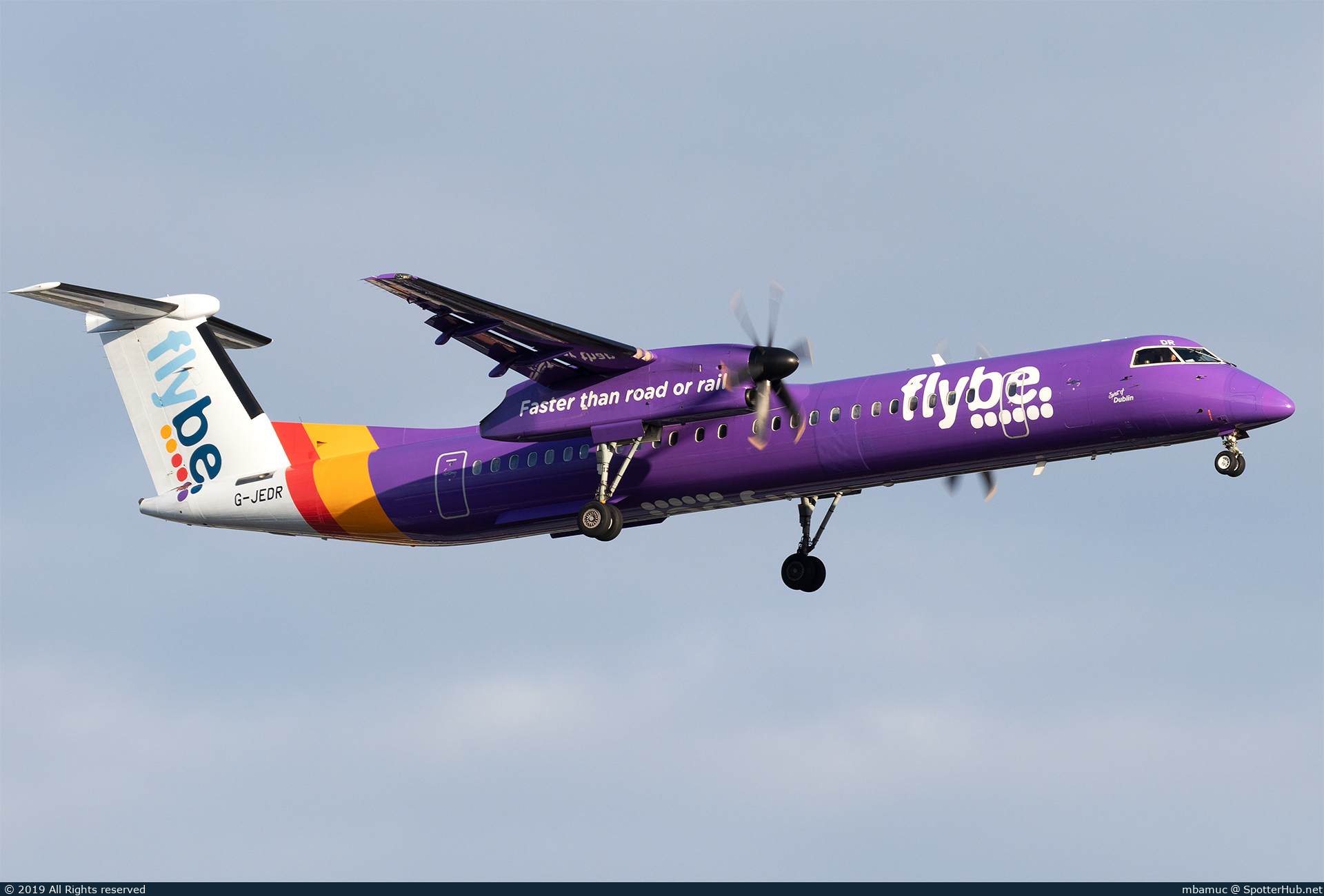 Photo of G-JEDR - Bombardier DHC-8-402 Dash 8 Q400 operated by flybe