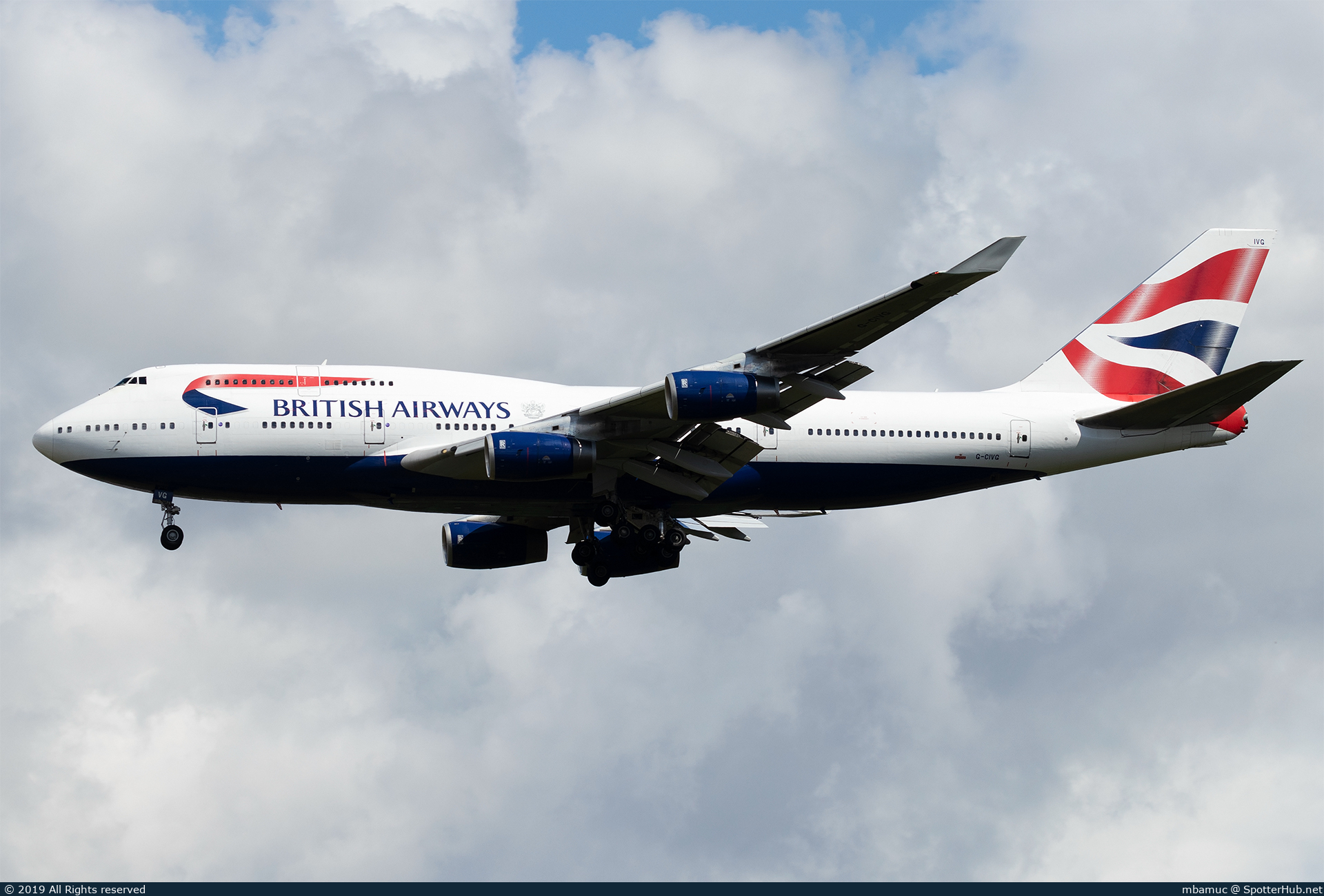 Photo of G-CIVG - Boeing 747-436 operated by British Airways