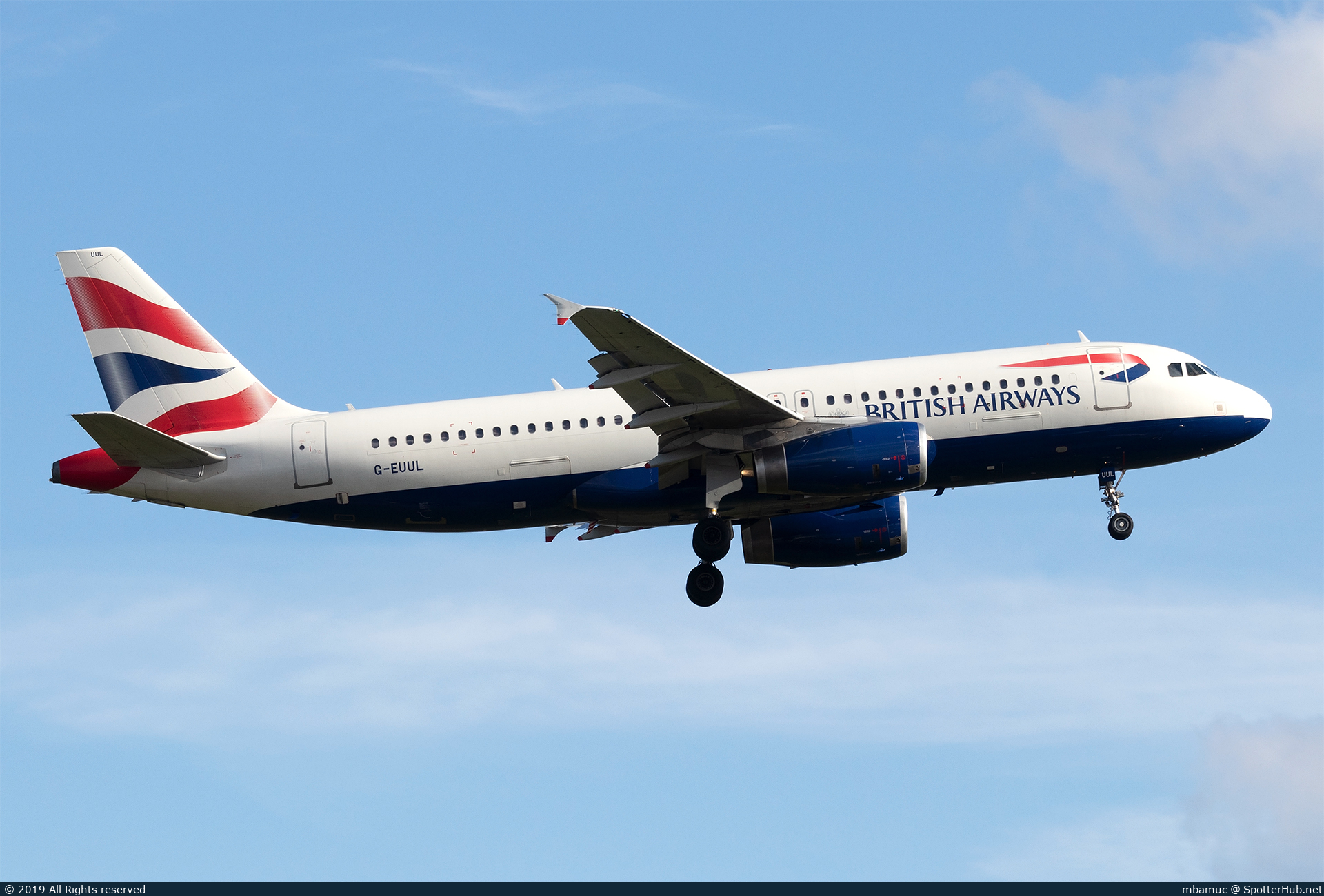 Photo of G-EUUL - Airbus A320-232 operated by British Airways