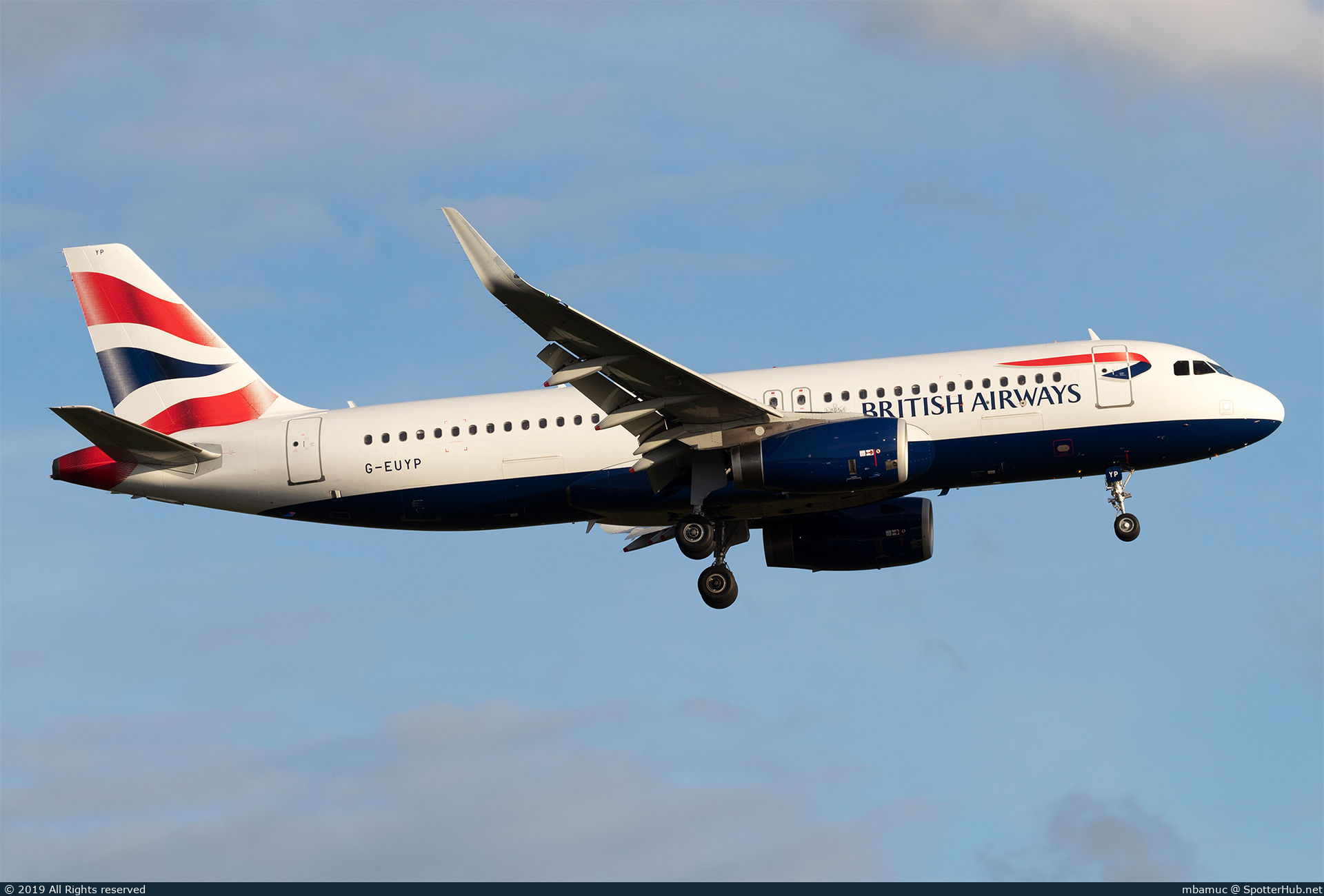 Photo of G-EUYP - Airbus A320-232 operated by British Airways