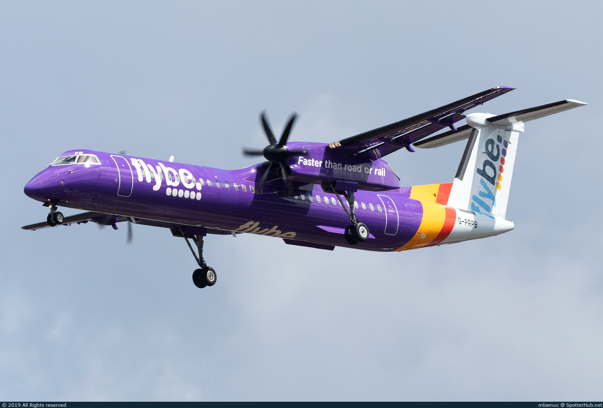 Photo of G-PRPB - Bombardier DHC-8-402 Dash 8 Q400 operated by flybe