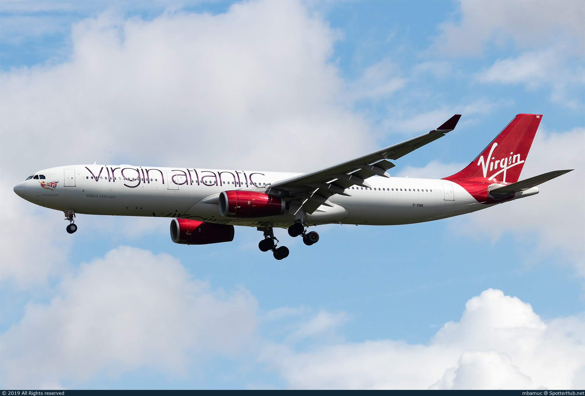 Photo of G-VINE - Airbus A330-343 operated by Virgin Atlantic Airways