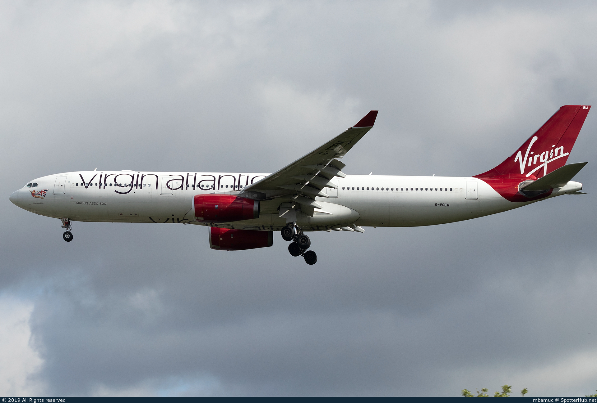 Photo of G-VGEM - Airbus A330-343 operated by Virgin Atlantic Airways