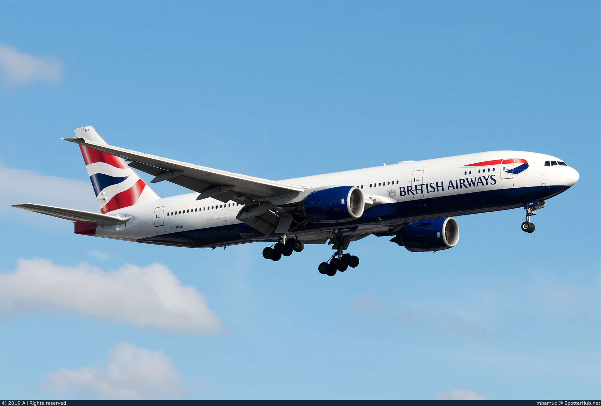 Photo of G-YMMK - Boeing 777-236(ER) operated by British Airways