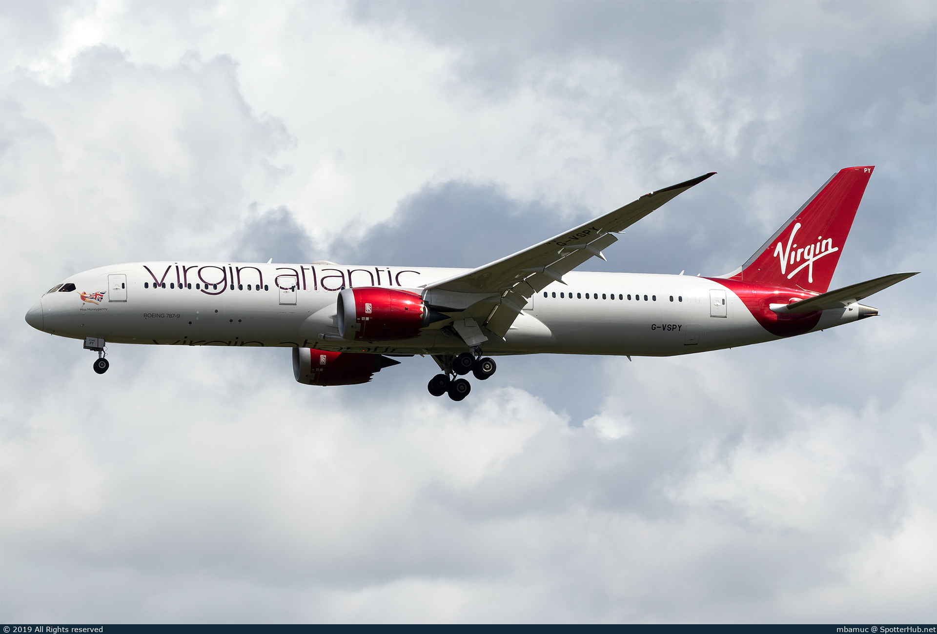 Photo of G-VSPY - Boeing 787-9 Dreamliner operated by Virgin Atlantic Airways