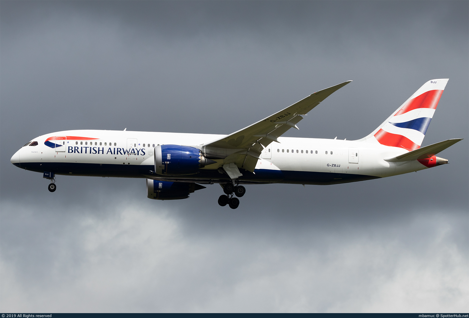 Photo of G-ZBJJ - Boeing 787-8 Dreamliner operated by British Airways