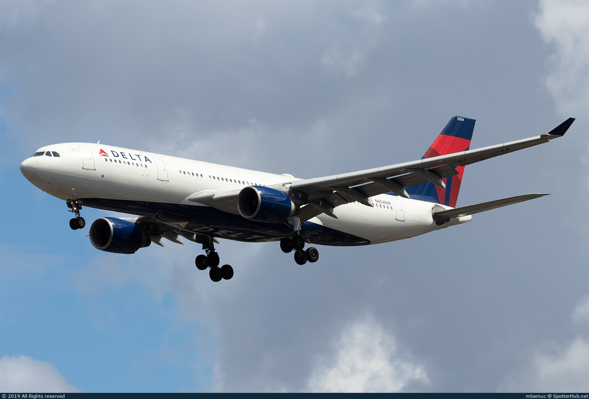 Photo of N854NW - Airbus A330-223 operated by Delta Air Lines
