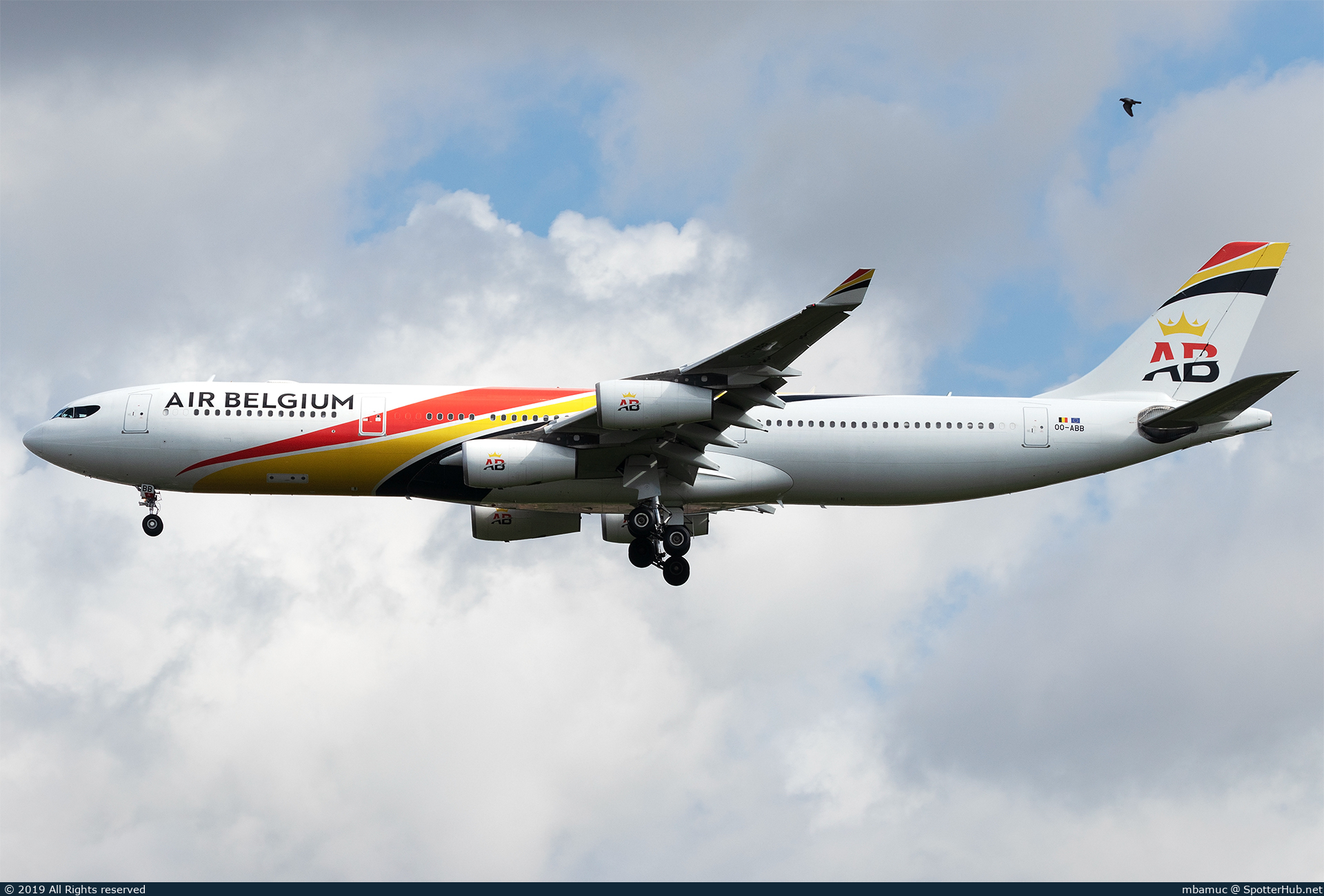 Photo of OO-ABB - Airbus A340-313 operated by Air Belgium