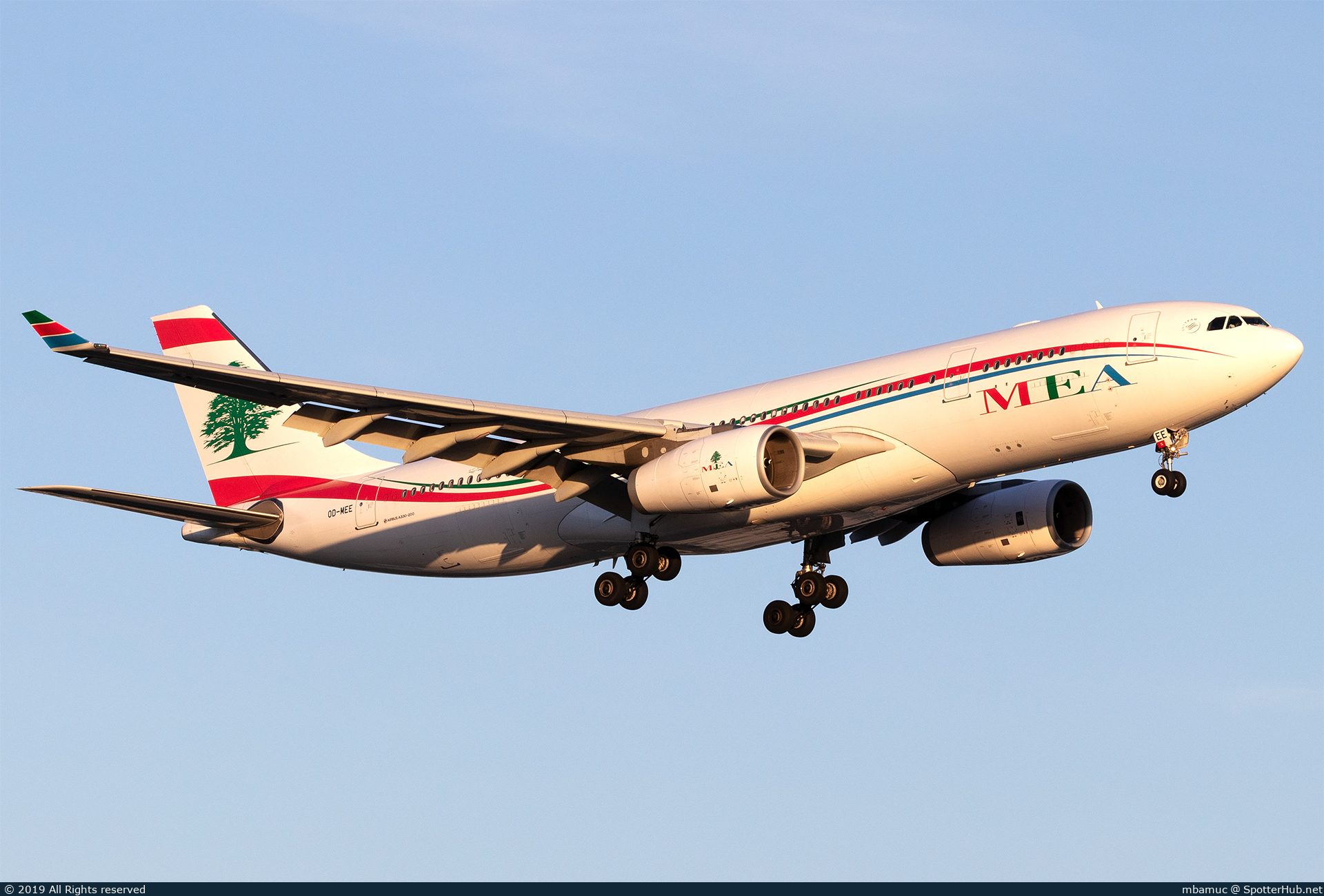 Photo of OD-MEE - Airbus A330-243 operated by MEA Middle East Airlines