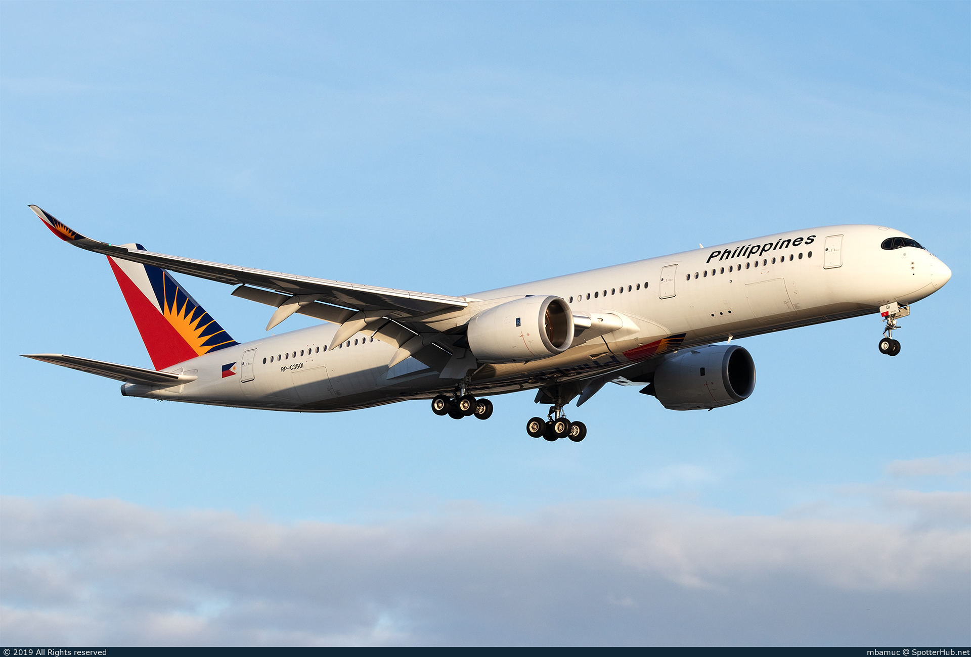 Photo of RP-C3501 - Airbus A350-941 operated by Philippine Airlines