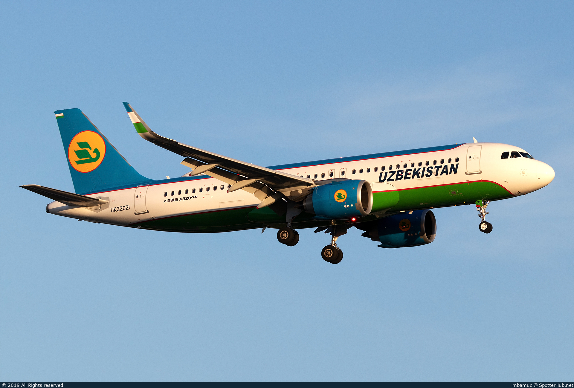 Photo of UK32021 - Airbus A320-251N operated by Uzbekistan Airways