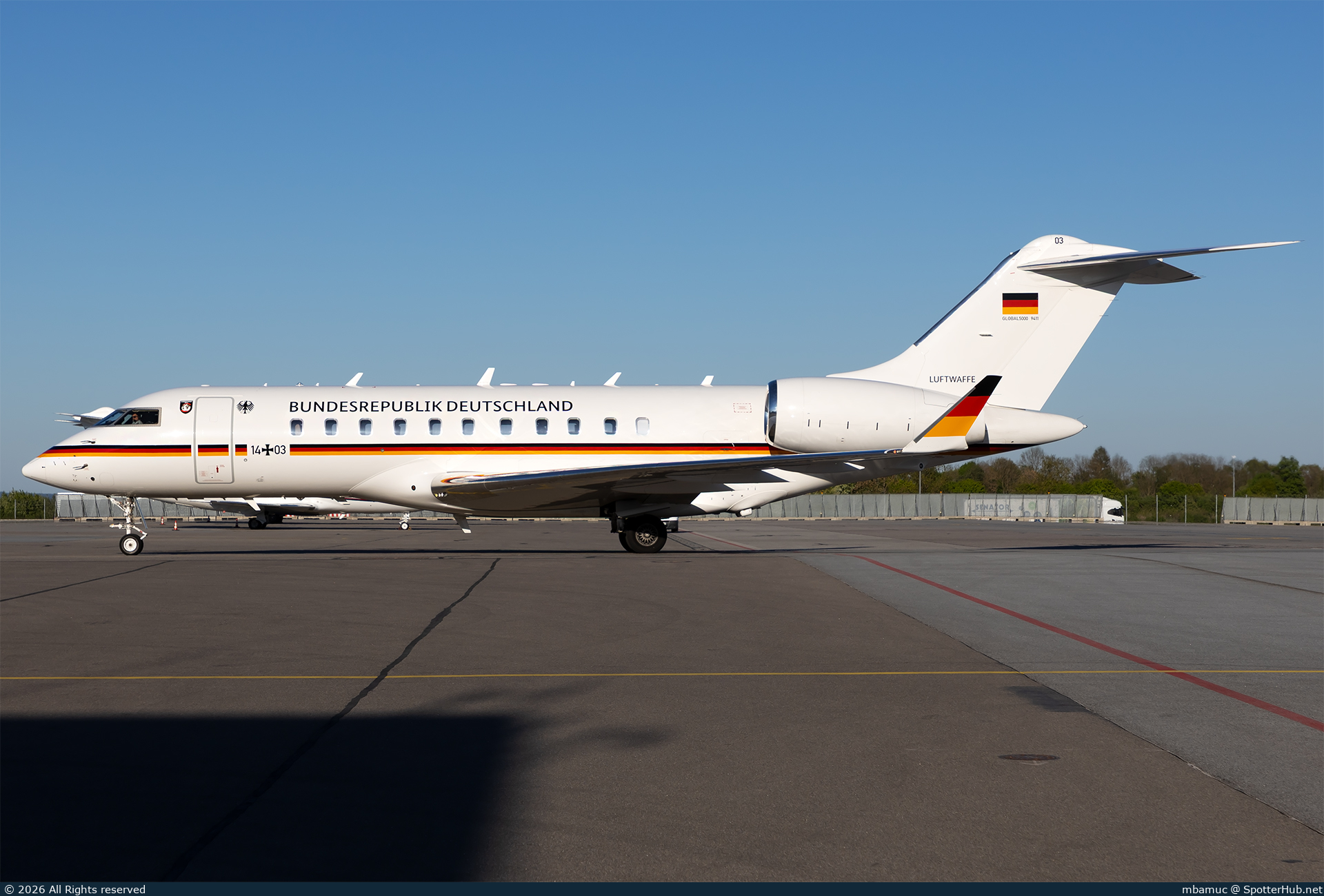 Photo of 14+03 - Bombardier Global 5000 operated by German Air Force