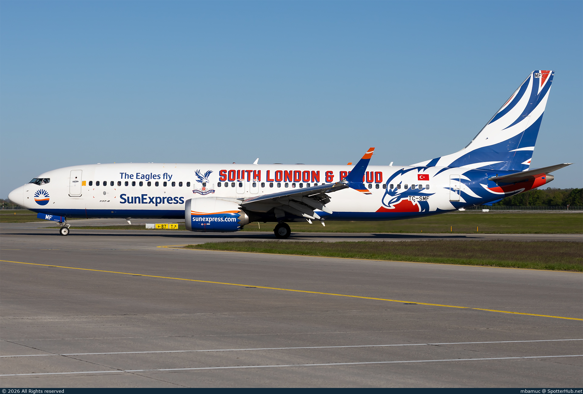 Photo of TC-SMF - Boeing 737 MAX 8 operated by SunExpress