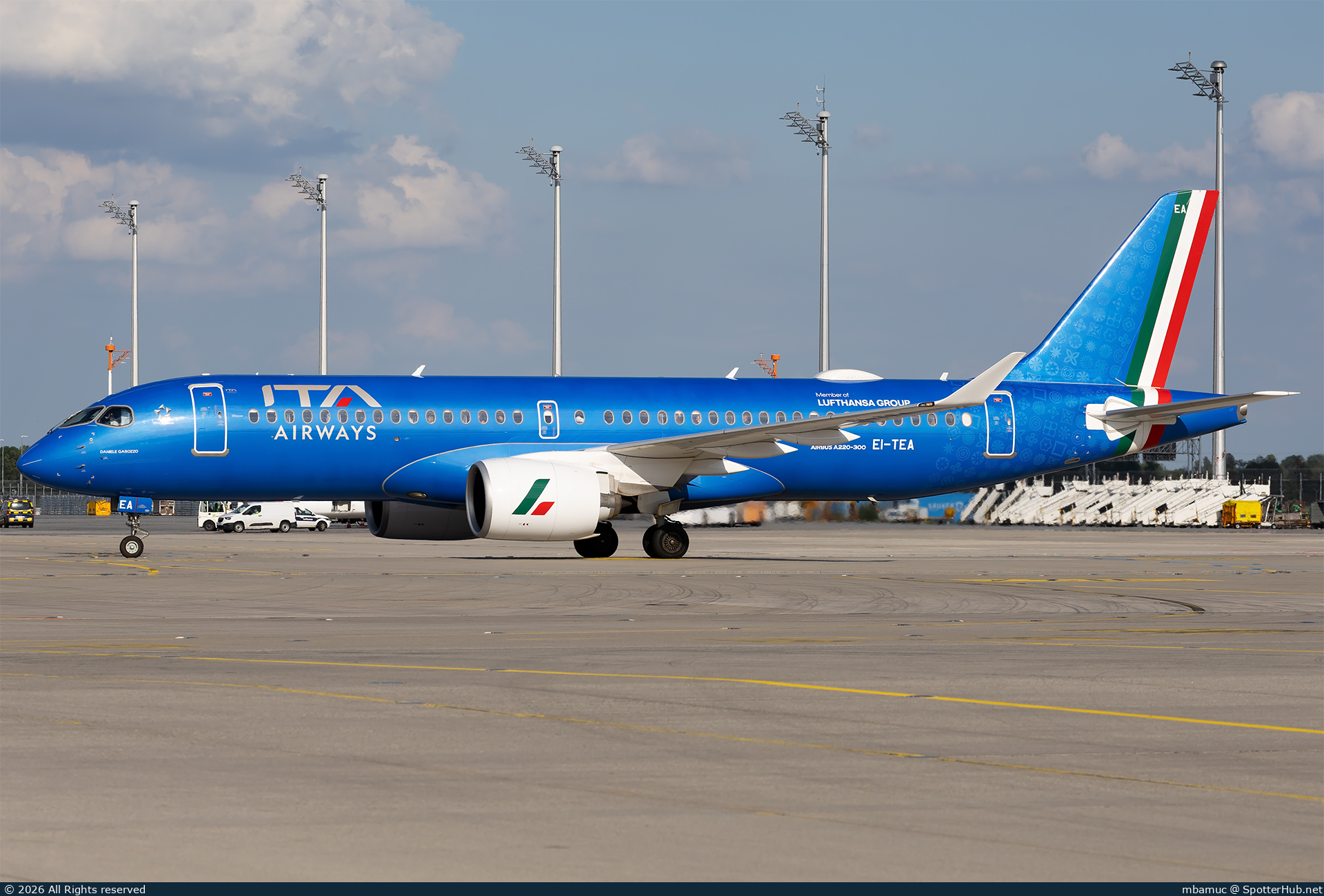 Photo of EI-TEA - Airbus A220-300 operated by ITA Airways