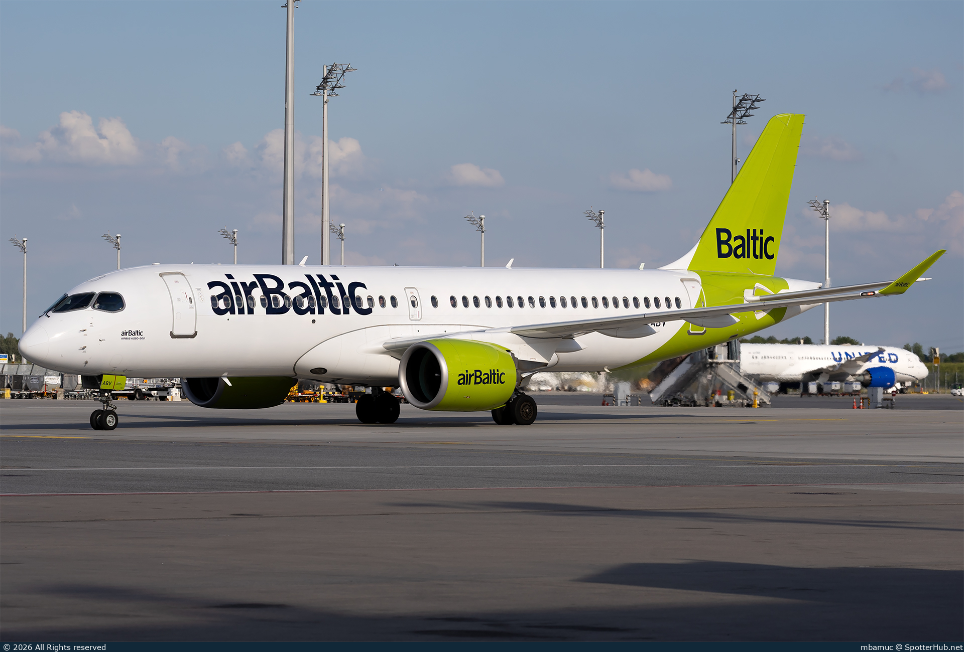 Photo of YL-ABV - Airbus A220-300 operated by airBaltic