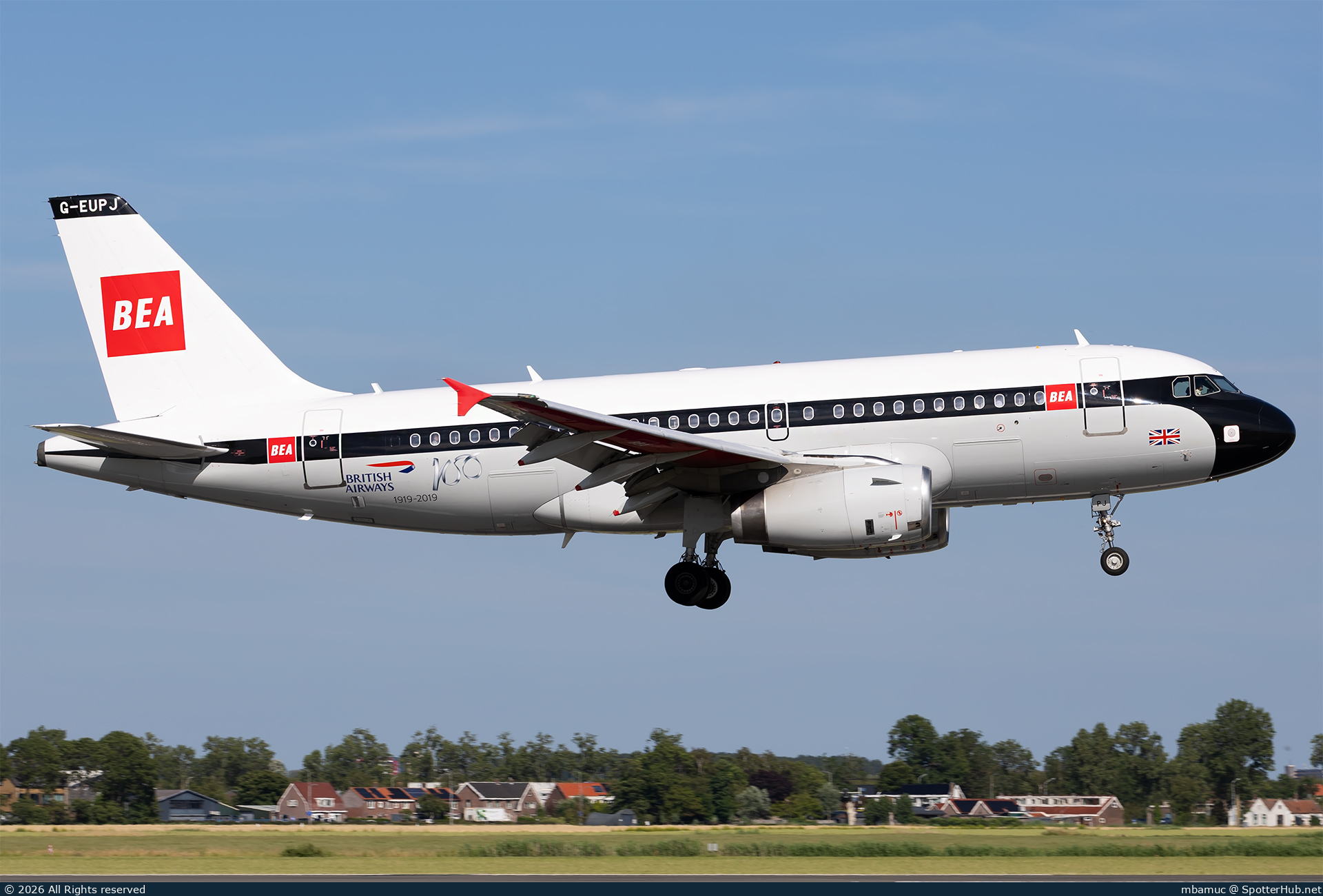 Photo of G-EUPJ - Airbus A319-131 operated by British Airways