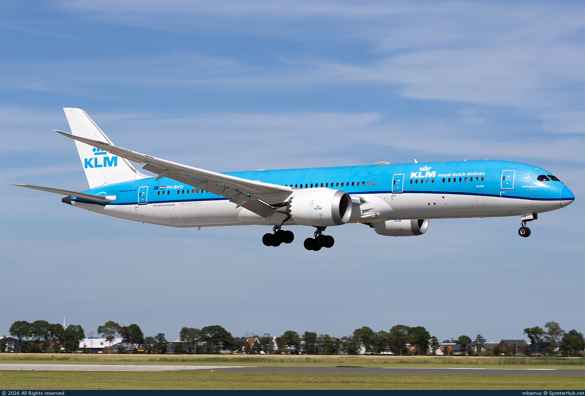 Photo of PH-BHO - Boeing 787-9 Dreamliner operated by KLM Royal Dutch Airlines