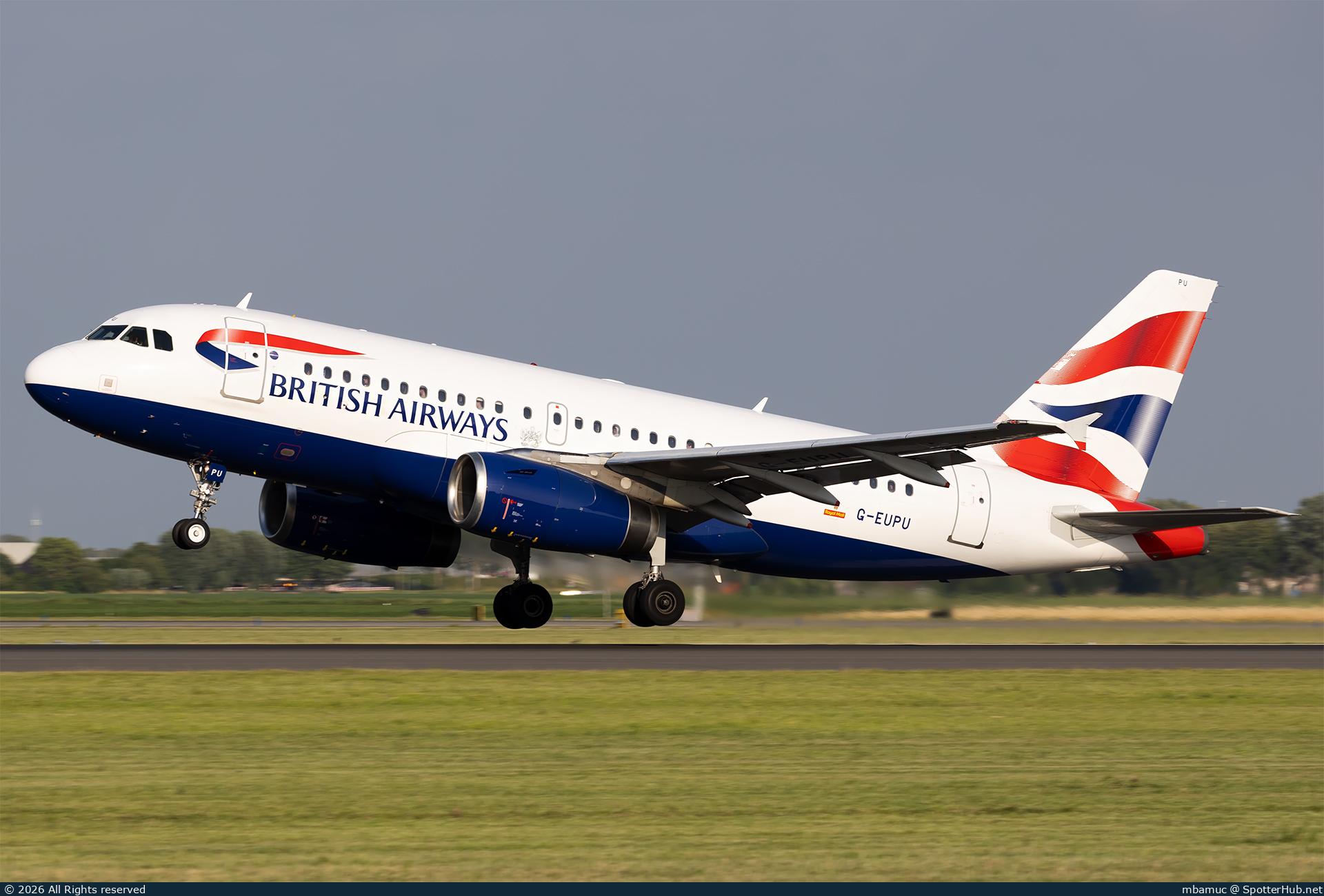 Photo of G-EUPU - Airbus A319-131 operated by British Airways