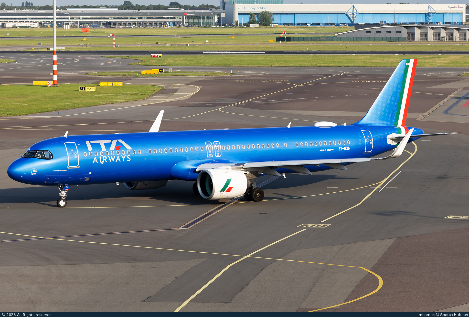Photo of EI-HXH - Airbus A321-271NX operated by ITA Airways