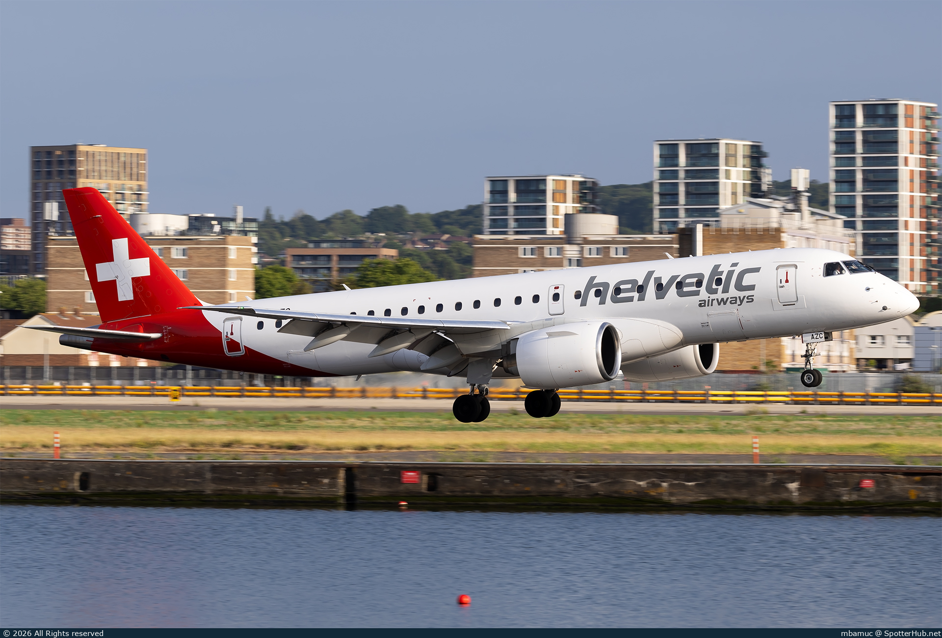Photo of HB-AZC - Embraer ERJ-190-E2 operated by Helvetic Airways