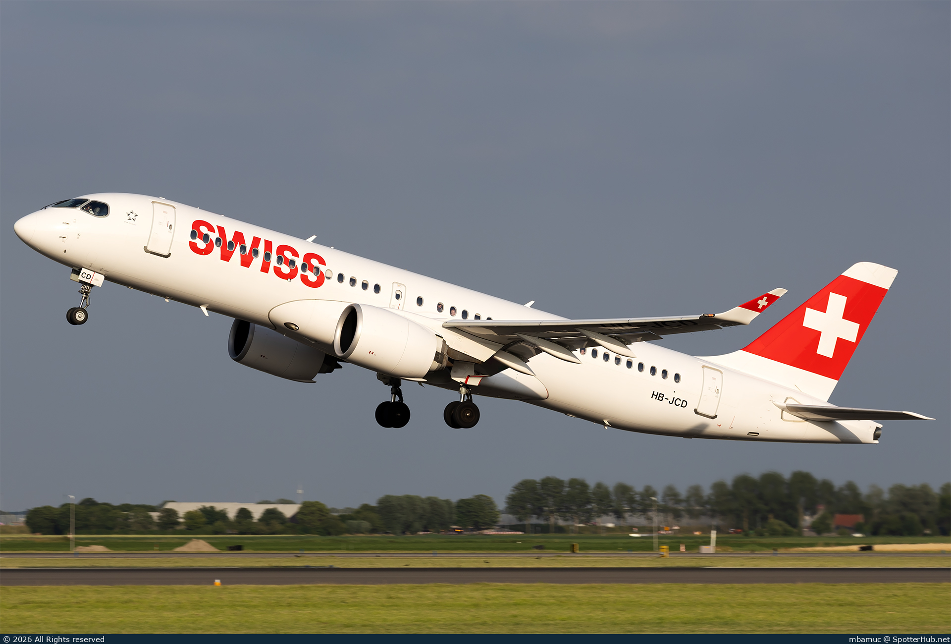 Photo of HB-JCD - Airbus A220-300 operated by Swiss International Air Lines