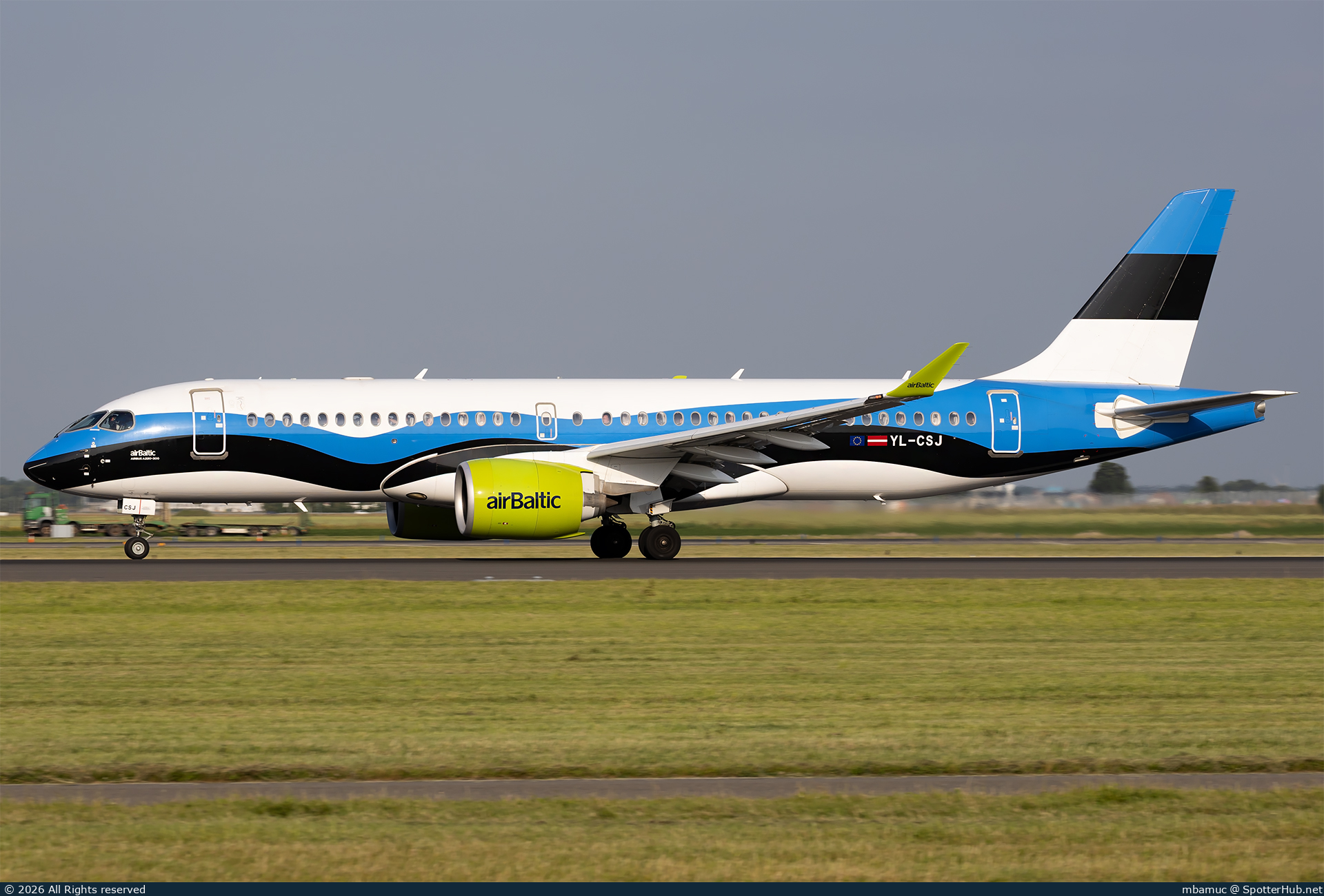 Photo of YL-CSJ - Airbus A220-300 operated by airBaltic