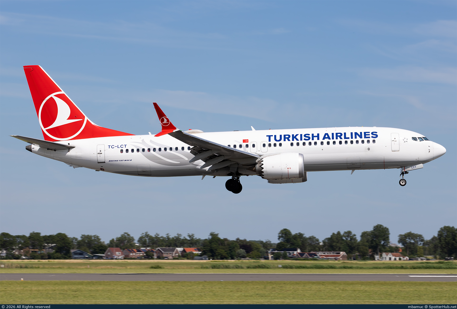 Photo of TC-LCT - Boeing 737 MAX 8 operated by Turkish Airlines