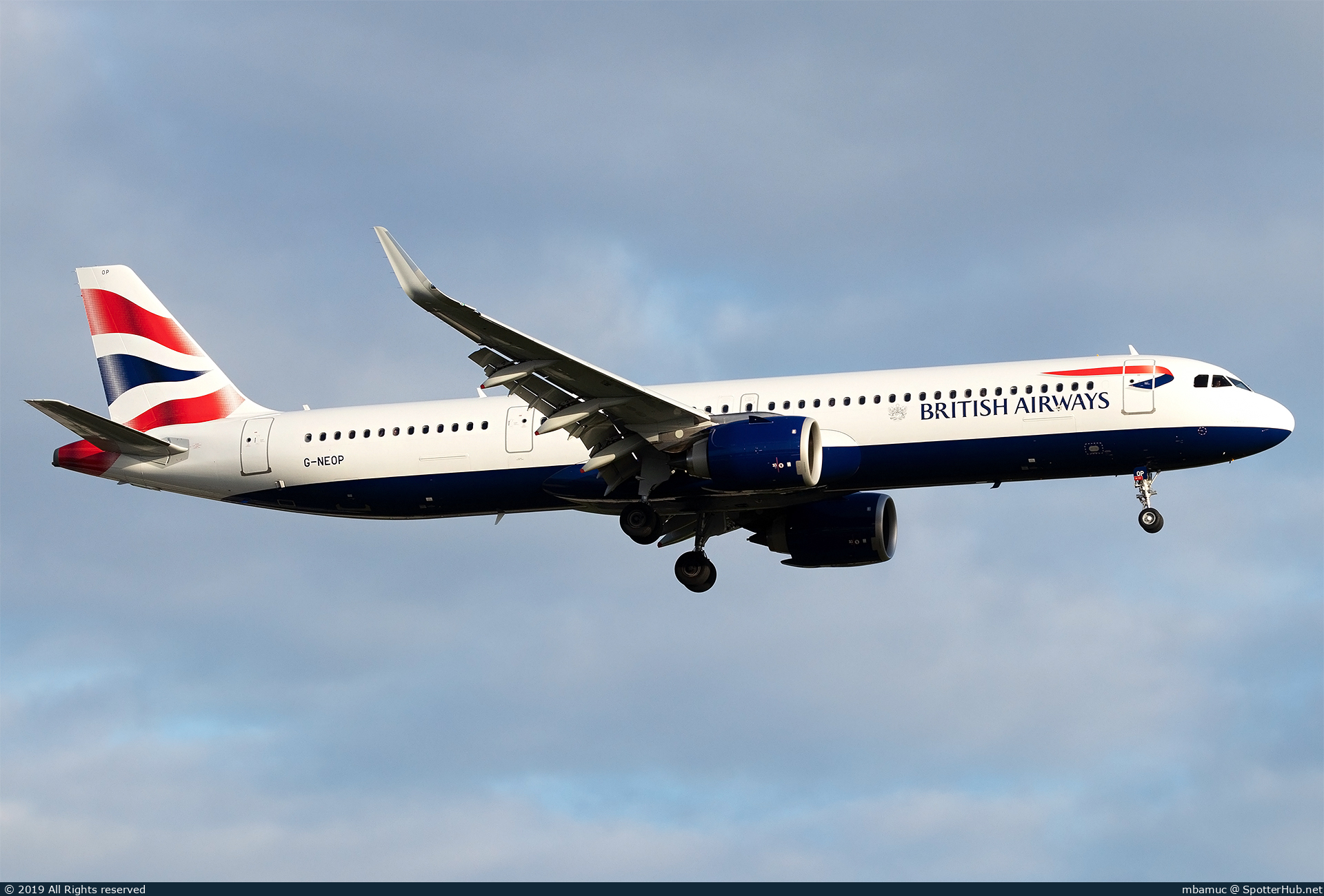 Photo of G-NEOP - Airbus A321-251NX operated by British Airways