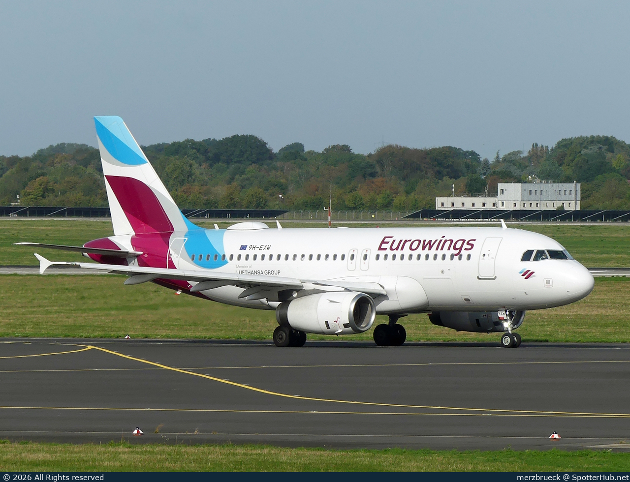 Photo of 9H-EXW - Airbus A319-132 operated by Eurowings Europe Malta