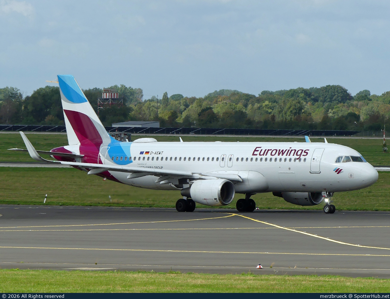 Photo of D-AEWT - Airbus A320-214 operated by Eurowings