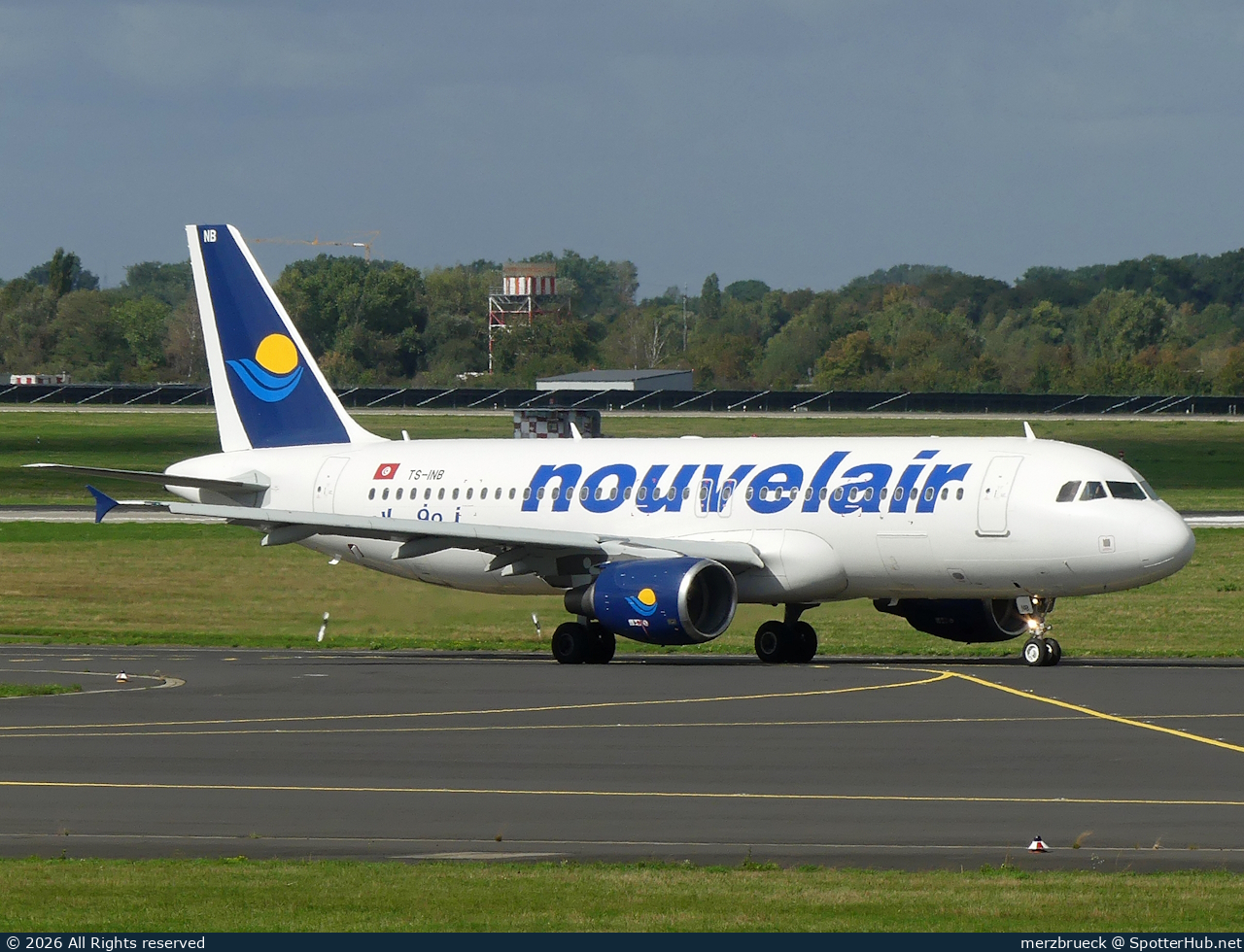 Photo of TS-INB - Airbus A320-214 operated by Nouvelair