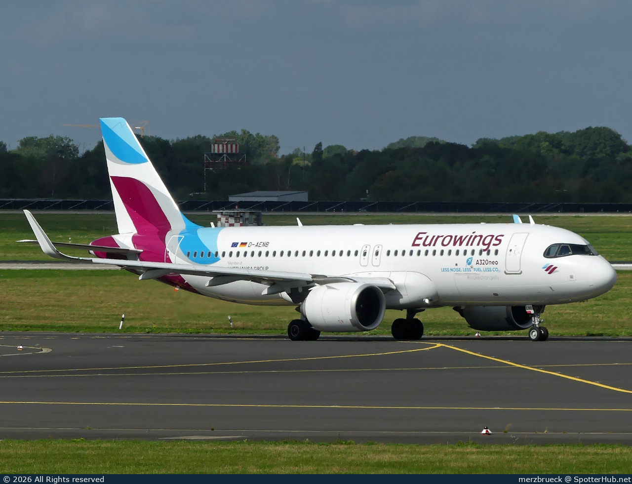 Photo of D-AENB - Airbus A320-251N operated by Eurowings