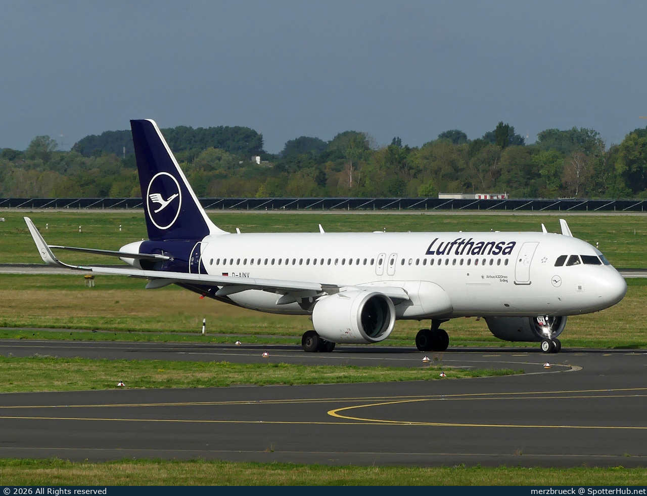 Photo of D-AINV - Airbus A320-271N operated by Lufthansa
